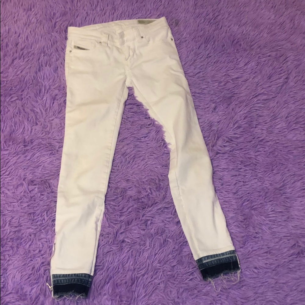 Diesel white jeans size 10y (girls)